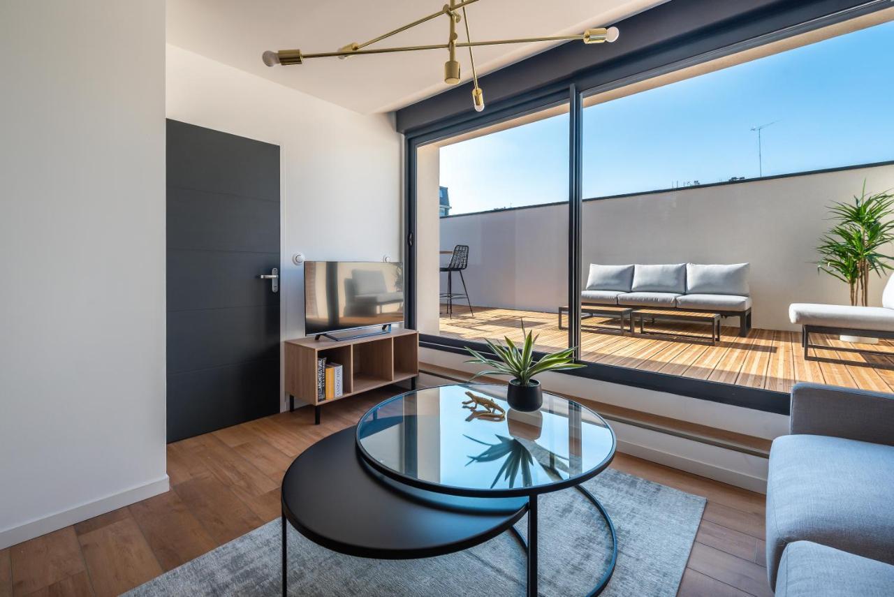 Downtown Rooftop - Centre Ville - Wifi - Terrasse - Netflix Amiens Exterior foto