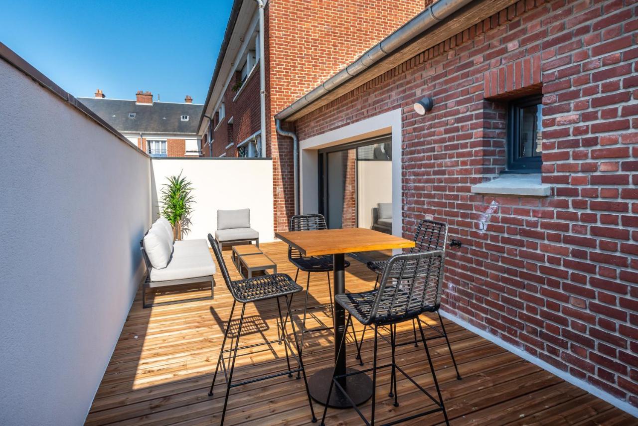 Downtown Rooftop - Centre Ville - Wifi - Terrasse - Netflix Amiens Exterior foto